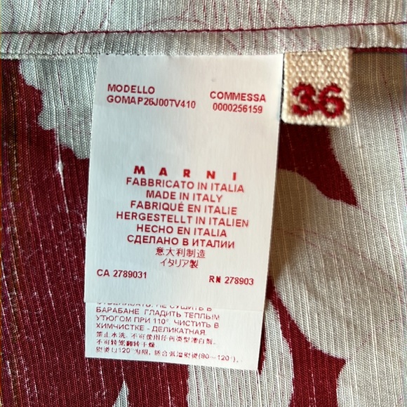 MARNI Floral Maxi Skirt- Made in Italy Sz 36 - Picture 6 of 9